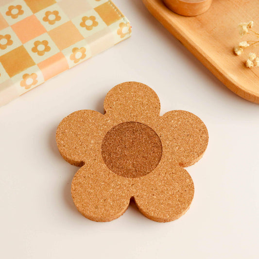 Daisy Cork Coaster