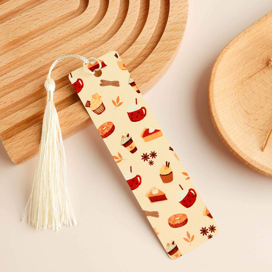 Pumpkin Spice Fall Aluminum Bookmark