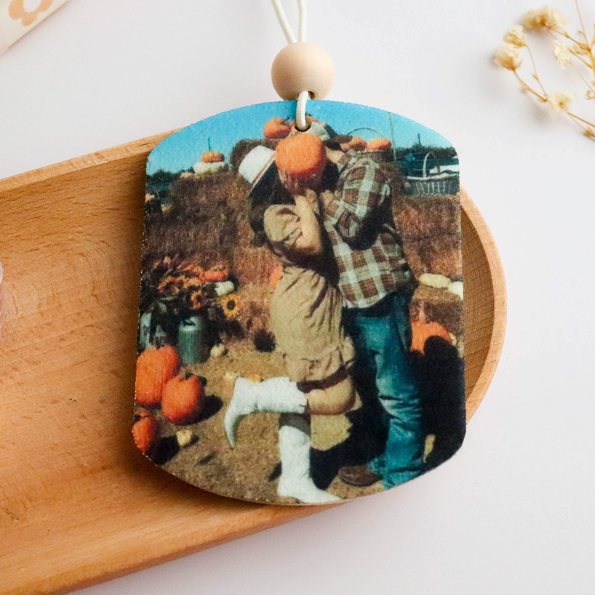 Custom Photo Unscented Felt Car Freshie