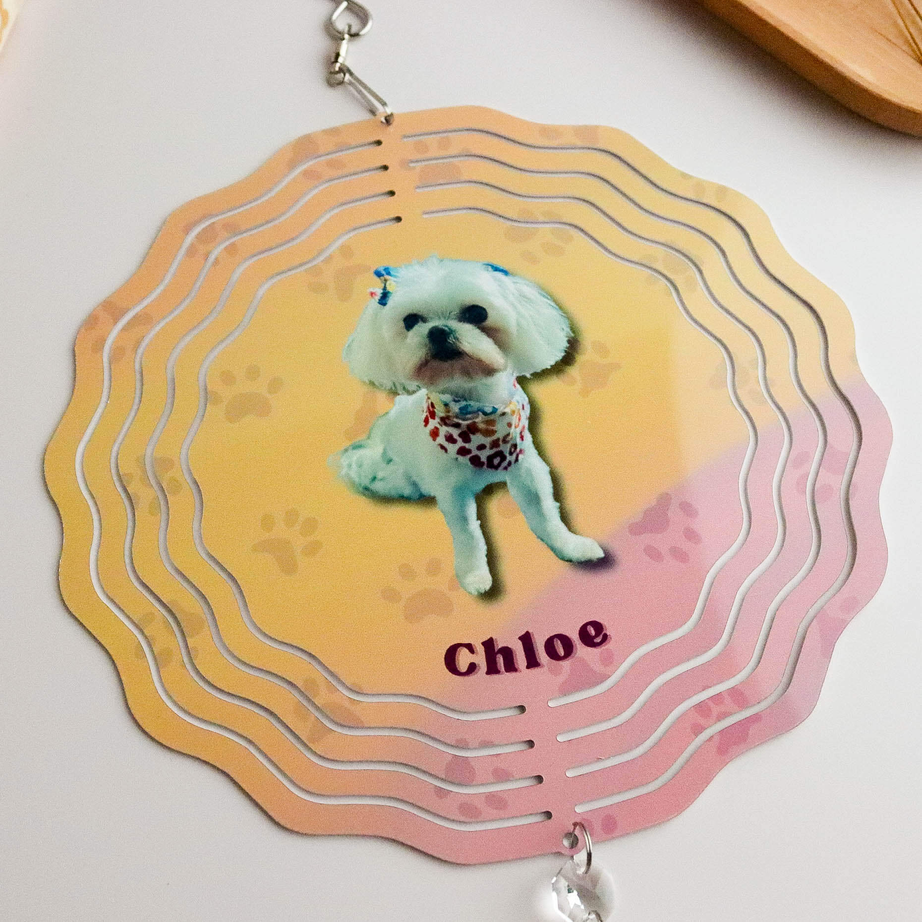 Pet Photo Custom Wind Spinner