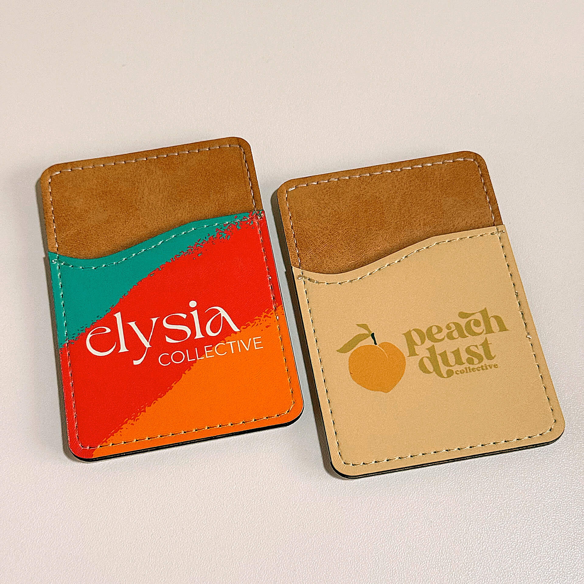 Custom Business Logo Phone Wallet Business Card Holder